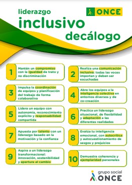 Decálogo de Liderazgo Inclusivo