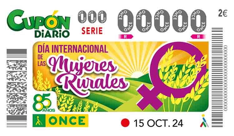 Cupón del 15 de octubre dedicado al Día Internacional de las Mujeres Rurales