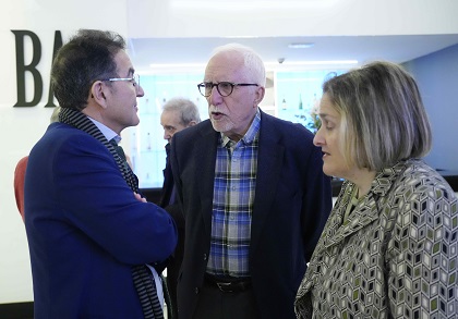 Andrés Ramos, Luis Mateo Díez e Imelda Fernández