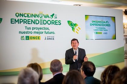 Ángel Sánchez interviene en el Reto ONCE Innova Emprendedores