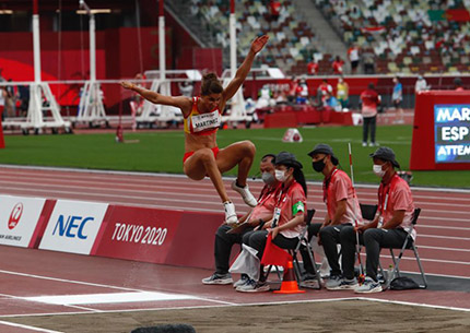 Sara Martínez en los Juegos Paralímpicos de Tokio