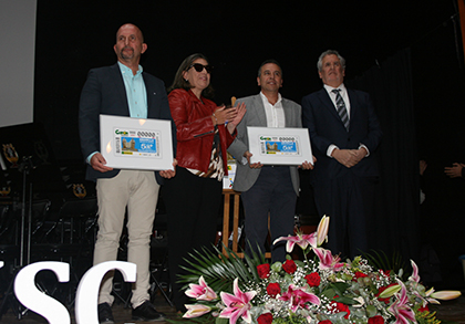 Presentación del cupón dedicado al 50 aniversario de la Recuperación de las Fiestas de Moros y Cristianos de Abanilla