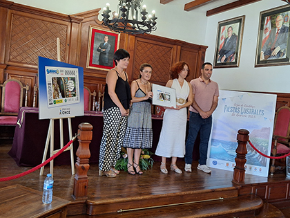 Presentación del cupón dedicado a las Fiestas Lustrales de La Gomera