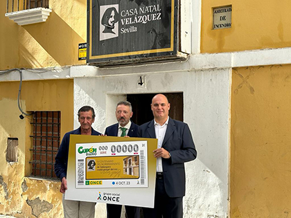 Presentación del cupón de la ONCE dedicado al IV Centenario de Velázquez como pintor del Rey