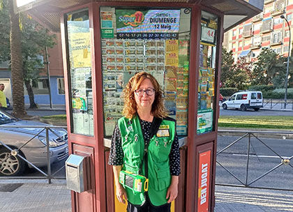 Meritxell Jiménez, vendedora de la ONCE que ha repartido más de 2,5 millones en Reus
