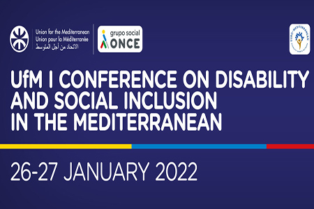 Cartel Conferencia Mediterráneo Discapacidad e Inclusión Social