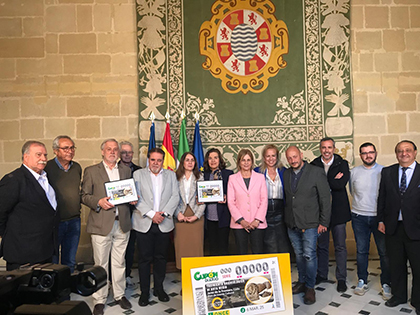 Presentación del cupón dedicado al Yacimiento Arqueológico de Asta Regia, Jerez de la Frontera