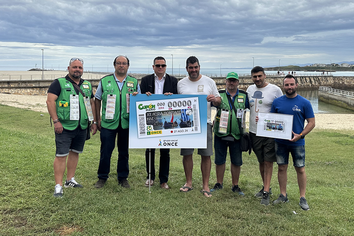 Foto de familia cupón La XII Fiesta Normanda de Foz