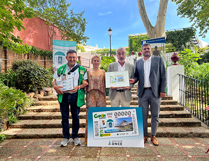 Presentación del cupón dedicado a las Termas Romanas de Alange