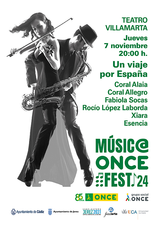 Cartel del concierto en teatro Villamarta